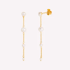 byBiehl® Danmark Perleøreringe|Guldøreringe<Aura Earhangers