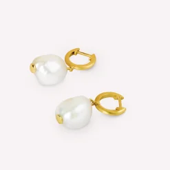 byBiehl® Danmark Perleøreringe|Guldøreringe<Aura Grande Hoop