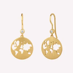 byBiehl® Danmark Guldøreringe<Beautiful World øreringe