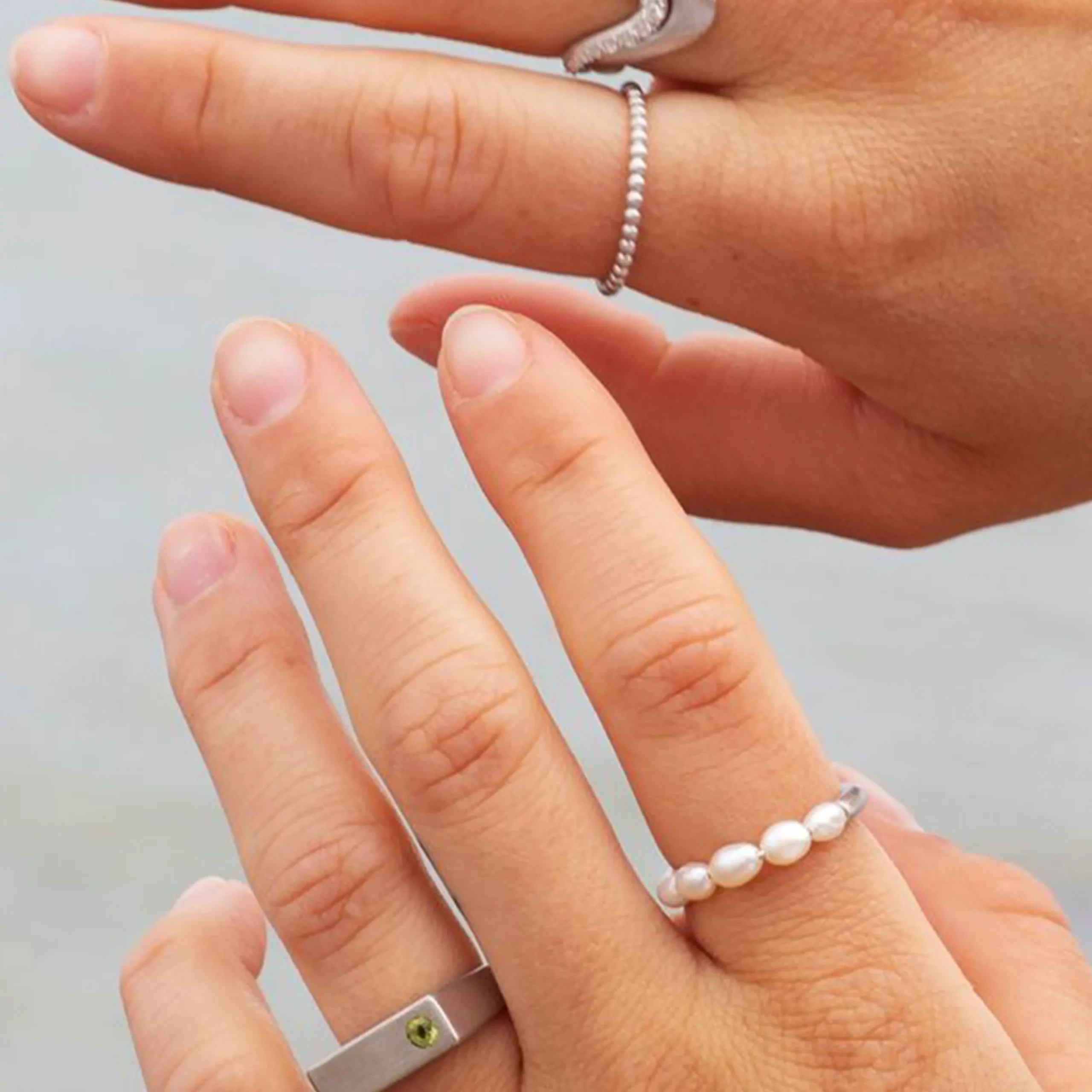 byBiehl® Danmark Sølvringe<Bobbles ring