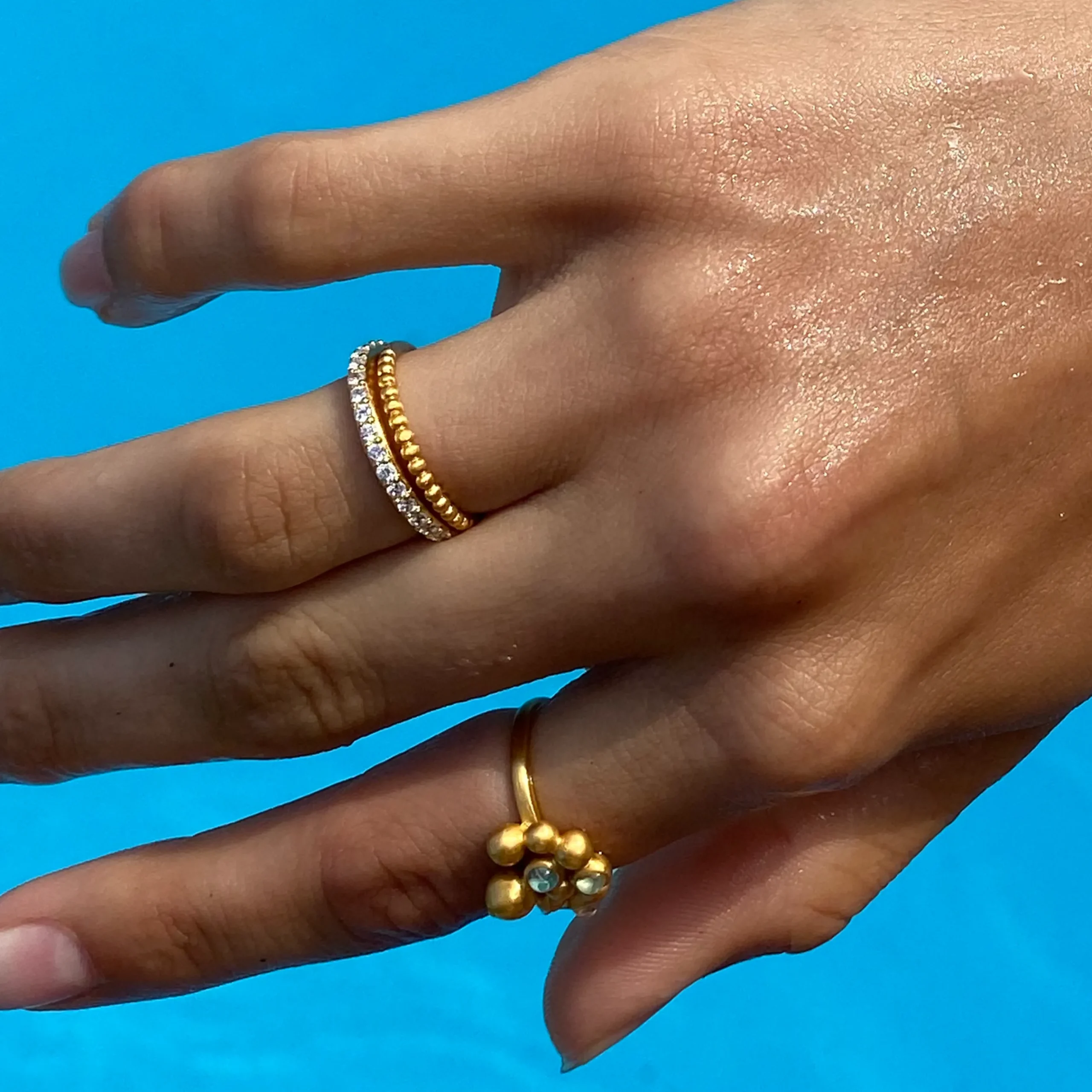 byBiehl® Danmark Sølvringe<Bobbles ring