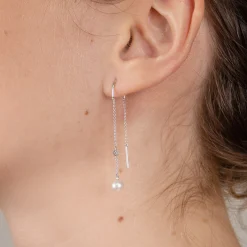 byBiehl® Danmark Perleøreringe|Sølvøreringe<Coco Strings