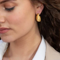 byBiehl® Danmark Guldøreringe|Hoops<Dunes Hoops Large