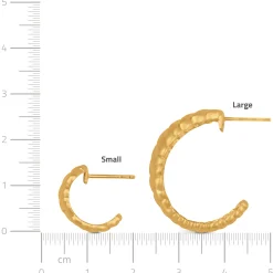 byBiehl® Danmark Guldøreringe|Hoops<Dunes Hoops Large