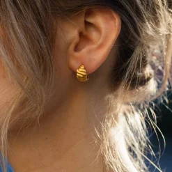 byBiehl® Danmark Guldøreringe|Hoops<Dunes Hoops Small