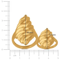byBiehl® Danmark Guldringe<Dunes Large ring