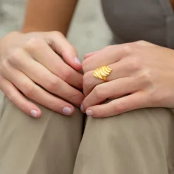 byBiehl® Danmark Guldringe<Dunes ring