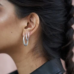 byBiehl® Danmark Sølvøreringe|Hoops<Elisa Hoop