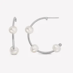 byBiehl® Danmark Perleøreringe|Sølvøreringe<Emily Select Hoops