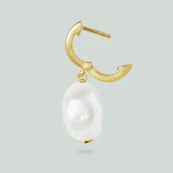 byBiehl® Danmark Perleøreringe|Guldøreringe<Fine Aura Grande Hoop