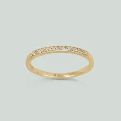 byBiehl® Danmark Diamantringe|Guldringe<Fine Diamant Line Wide Ring