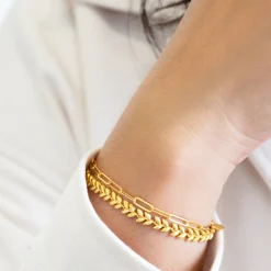 byBiehl® Danmark Guldarmbånd<Fine Link armbånd