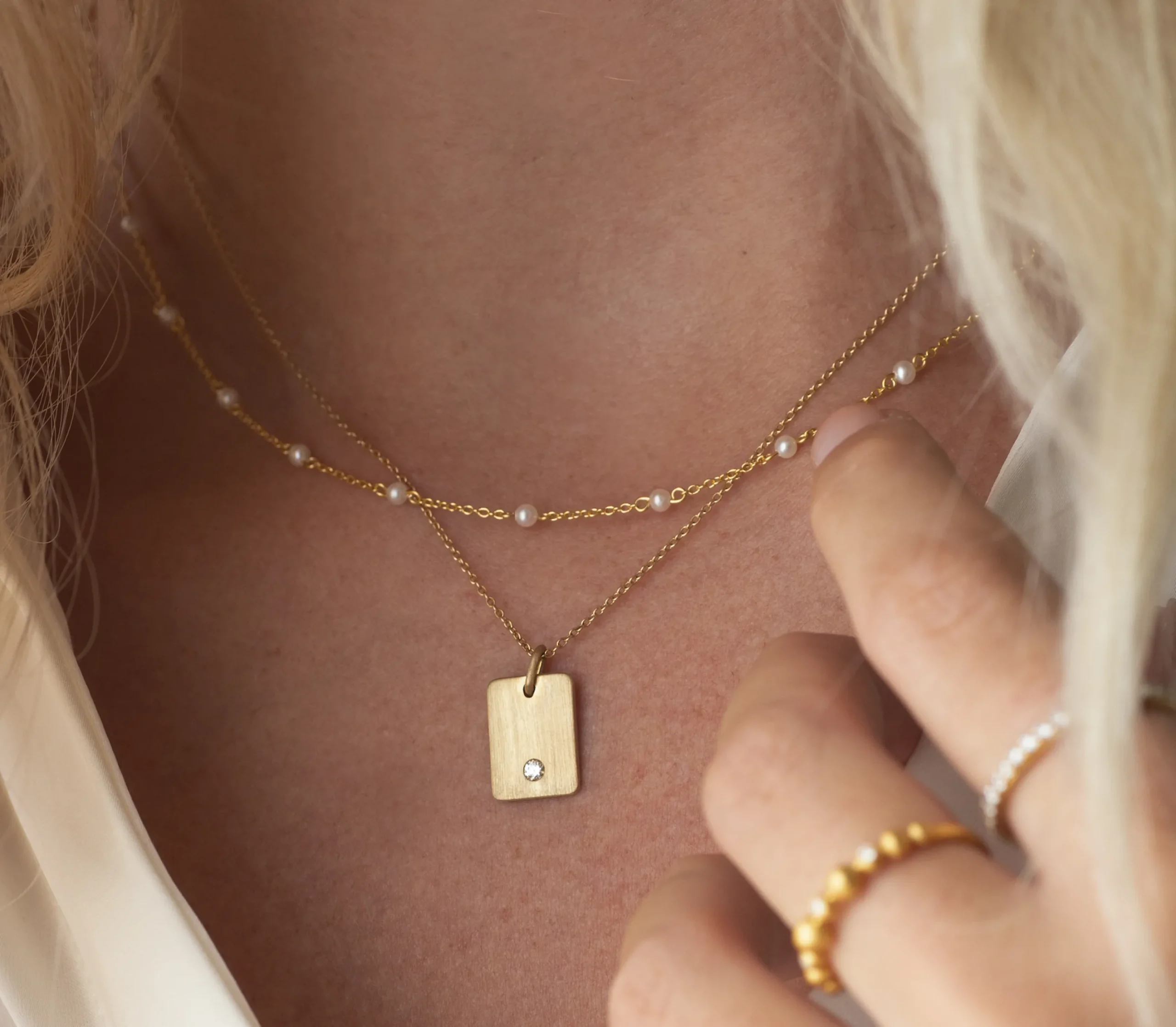 byBiehl® Danmark Diamanthalskæder|Guldhalskæder<Fine My Powers Diamant Halskæde