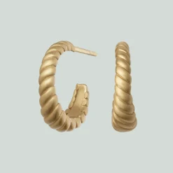 byBiehl® Danmark Guldøreringe|Hoops<Fine Seashell Hoops