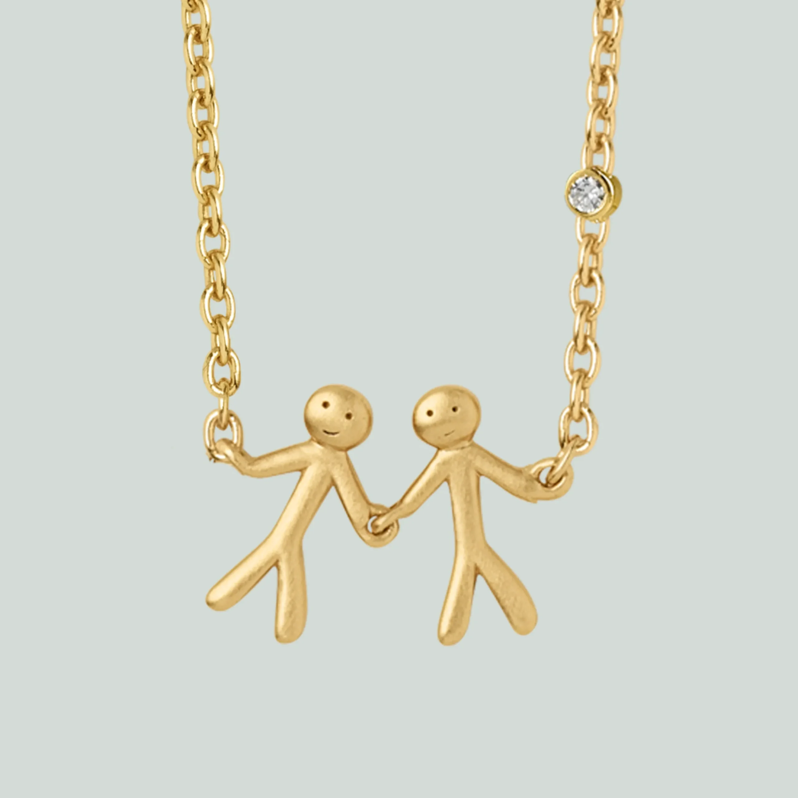 byBiehl® Danmark Diamanthalskæder|Guldhalskæder<Fine Together My Love Halskæde