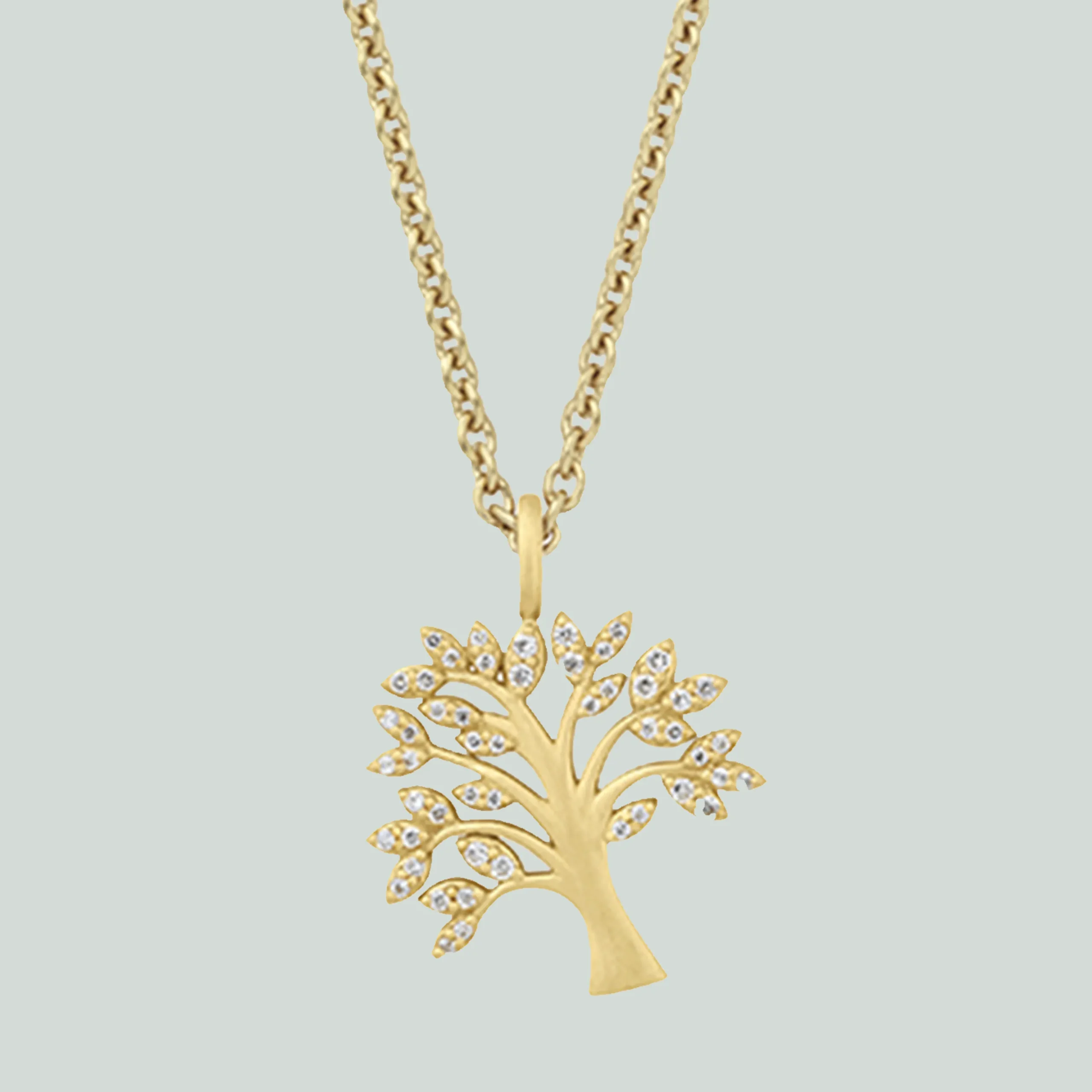 byBiehl® Danmark Diamanthalskæder|Guldhalskæder<Fine Tree of Life Sparkle Halskæde