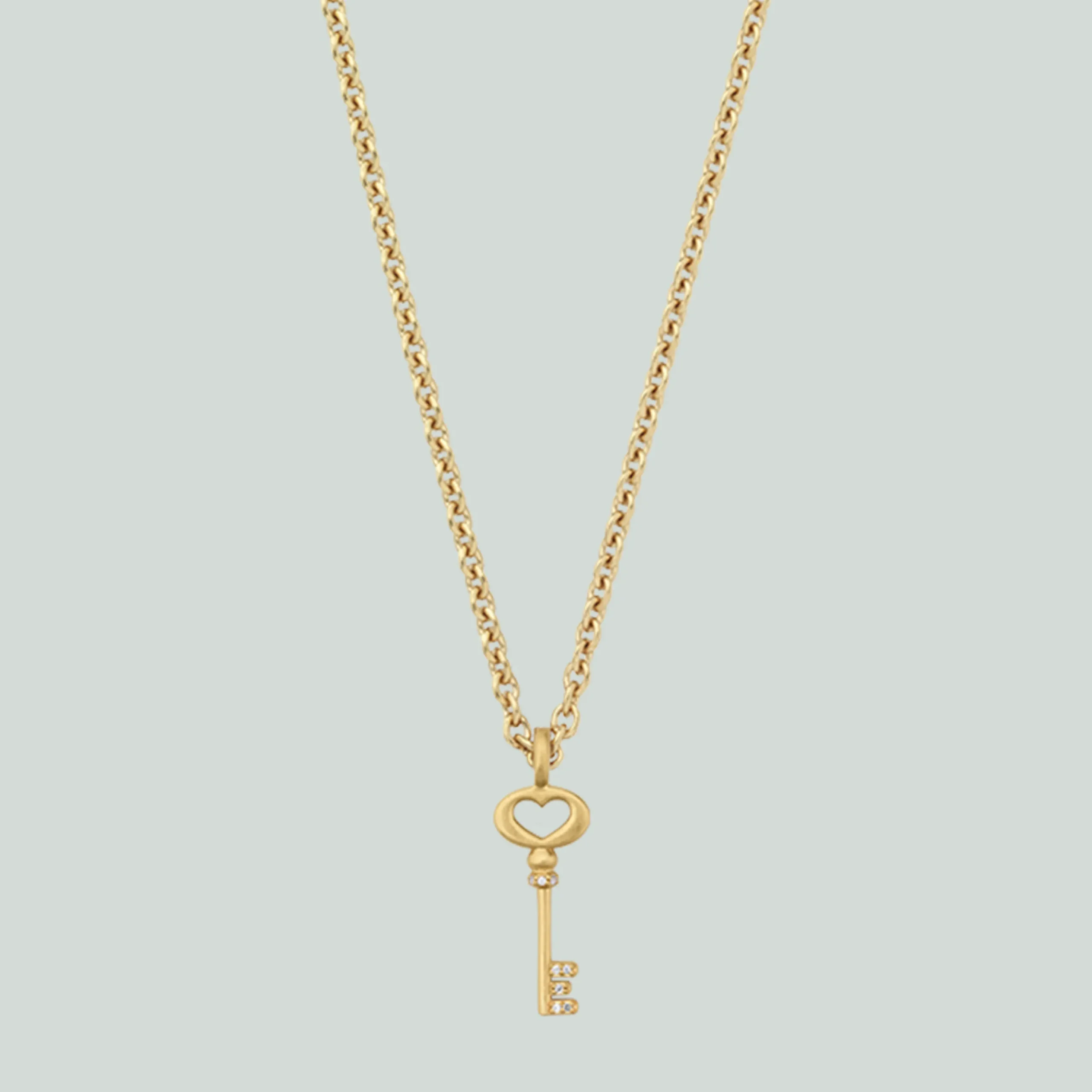 byBiehl® Danmark Diamanthalskæder|Guldhalskæder<Fine Unlock Love Halskæde