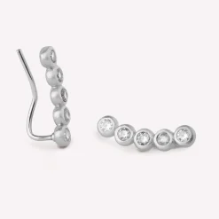 byBiehl® Danmark Sølvøreringe<Gloria Earclimbers