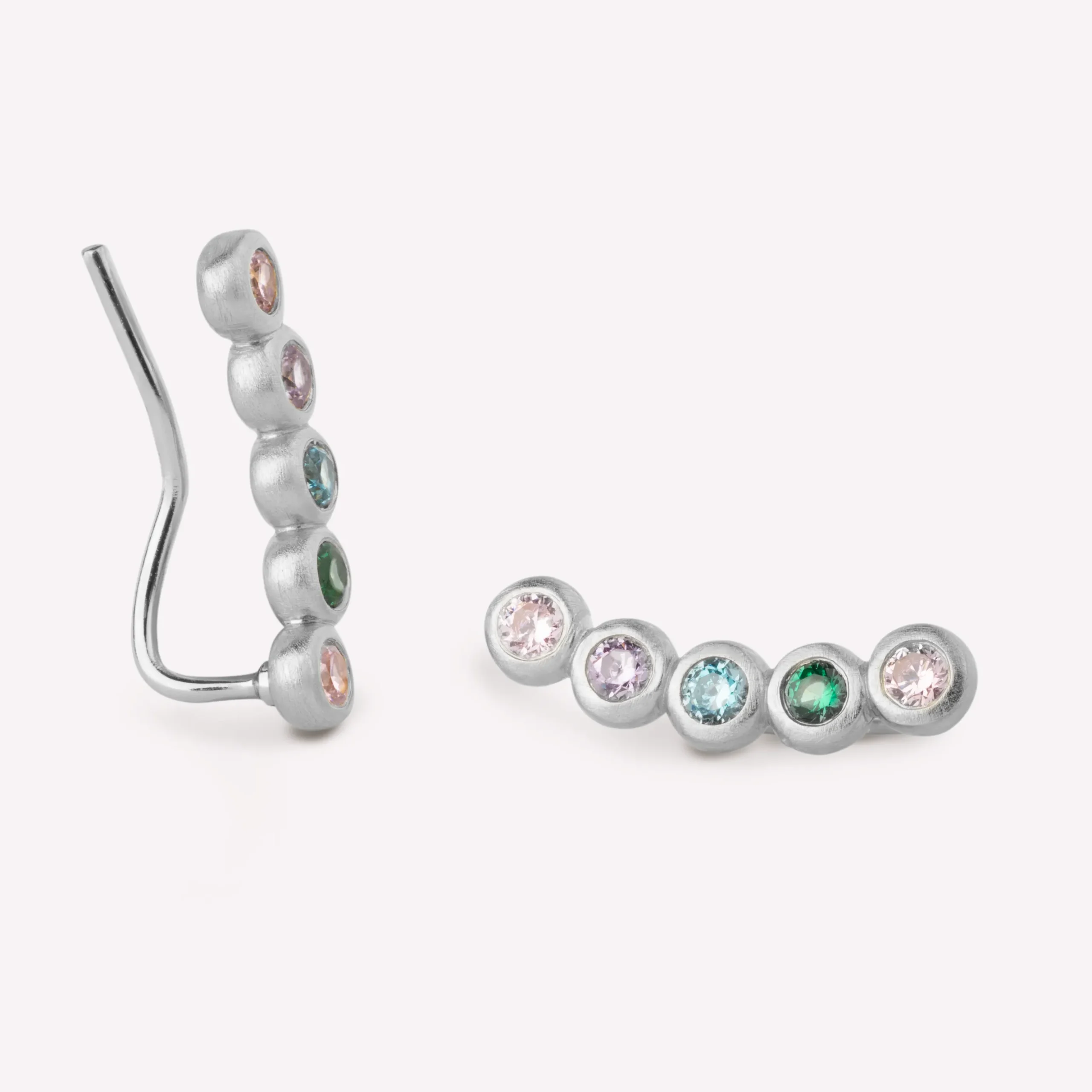 byBiehl® Danmark Sølvøreringe<Gloria Earclimbers Colors