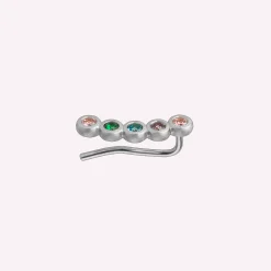 byBiehl® Danmark Sølvøreringe<Gloria Earclimbers Colors