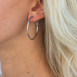 byBiehl® Danmark Sølvøreringe|Hoops<Grace Hoop XL