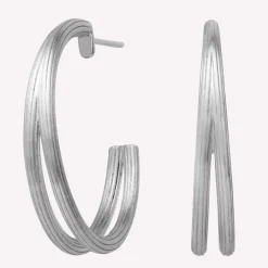byBiehl® Danmark Sølvøreringe|Hoops<Isla Duo Large