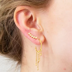 byBiehl® Danmark Guldøreringe|Hoops<Jungle Ivy Hoops