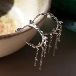 byBiehl® Danmark Sølvøreringe|Hoops<Jungle Ivy Hoops