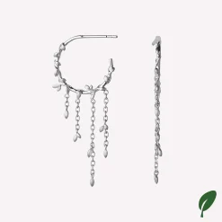 byBiehl® Danmark Sølvøreringe<Jungle Ivy Hoops Mini Colors