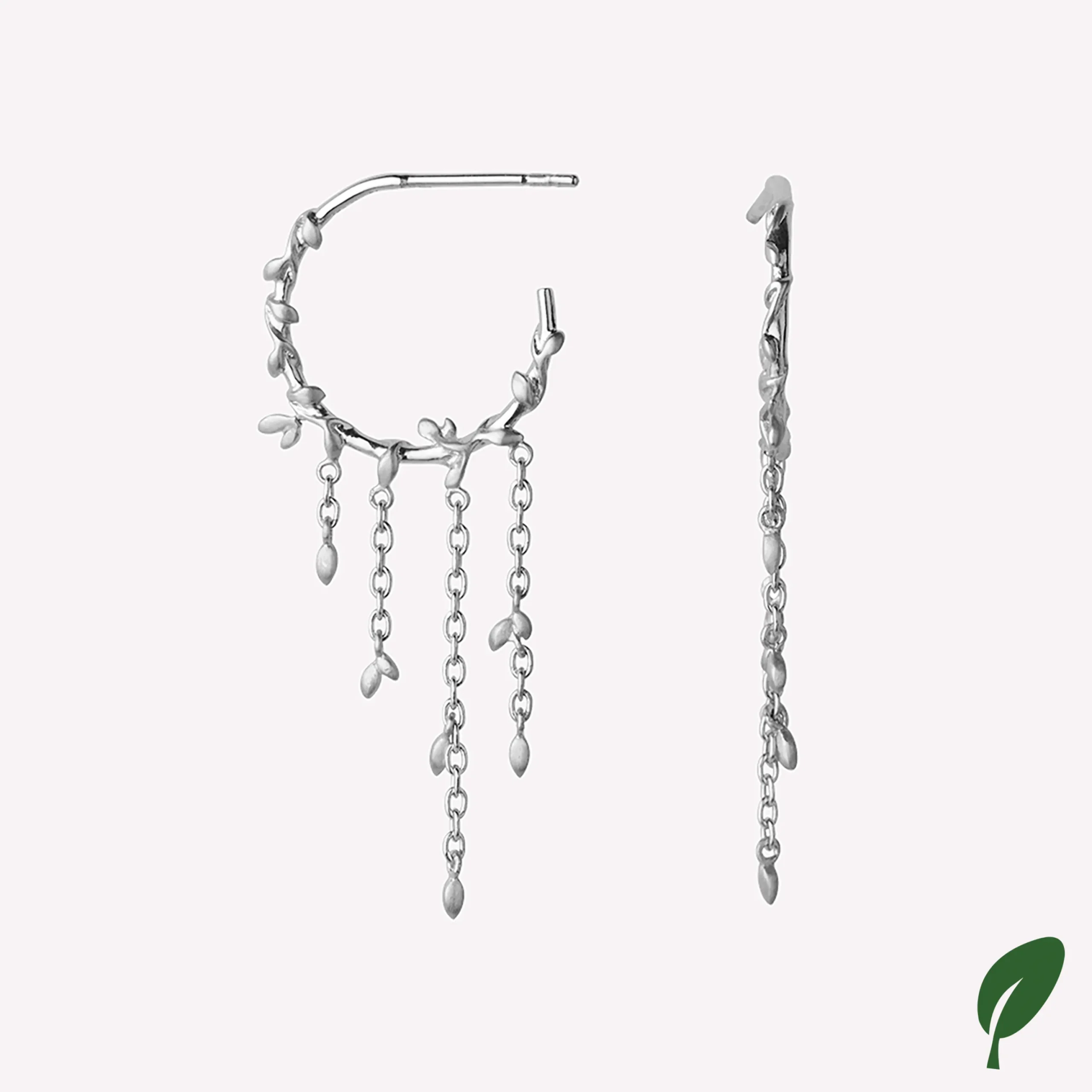 byBiehl® Danmark Sølvøreringe<Jungle Ivy Hoops Mini Colors