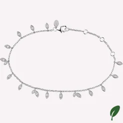 byBiehl® Danmark Sølvarmbånd<Jungle Vine Sparkle armbånd