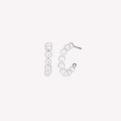 byBiehl® Danmark Perleøreringe|Sølvøreringe<Mini Pearl Hoop
