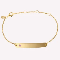 byBiehl® Danmark Indgraverbare Armbånd|Guldarmbånd<My Powers armbånd med sten
