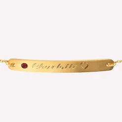 byBiehl® Danmark Indgraverbare Armbånd|Guldarmbånd<My Powers armbånd med sten
