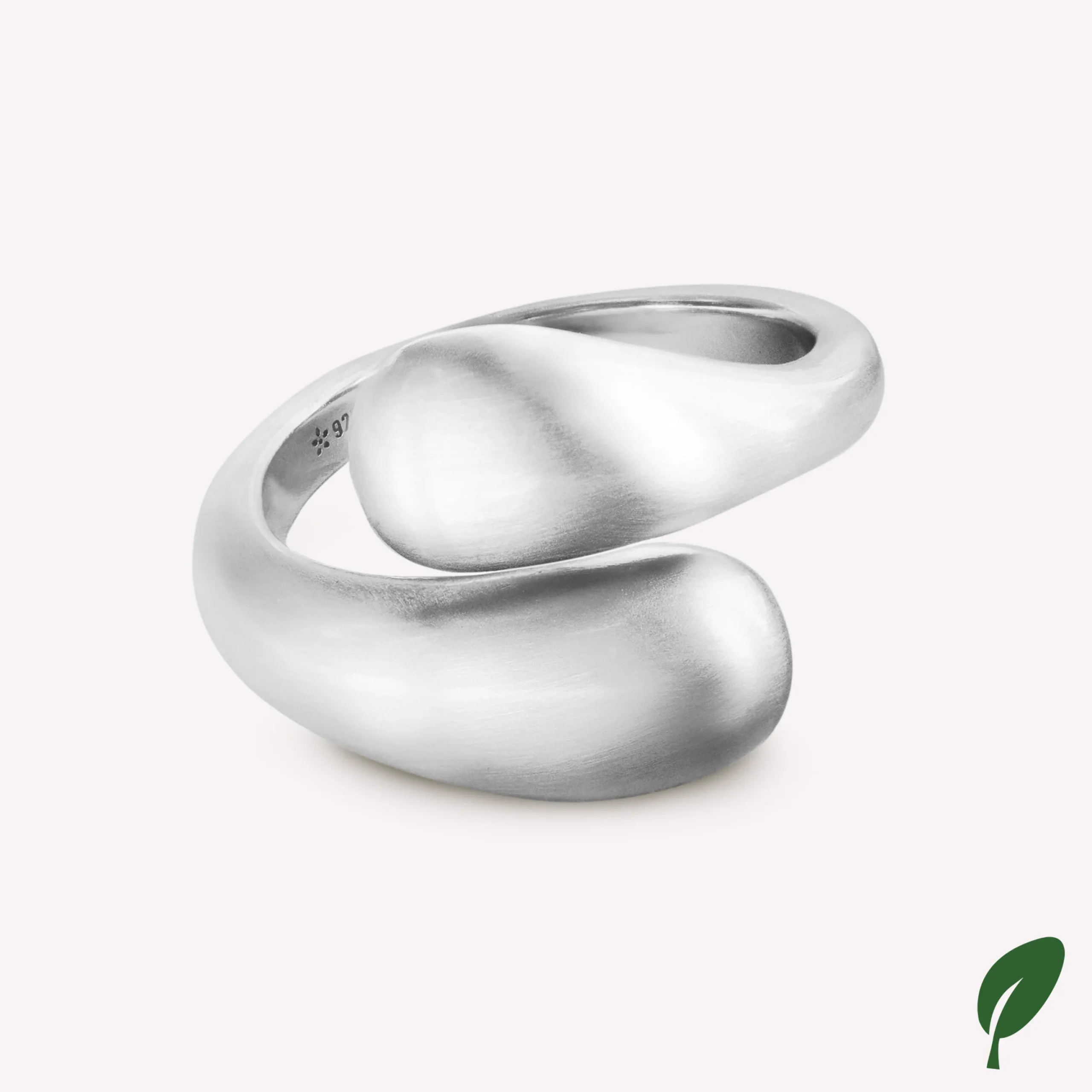 byBiehl® Danmark Sølvringe<Ocean Flow Duo ring