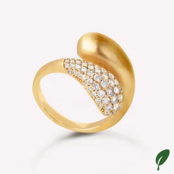 byBiehl® Danmark Guldringe<Ocean Flow Duo Sparkle ring