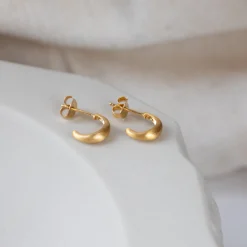 byBiehl® Danmark Guldøreringe<Ocean Flow Hoops Small