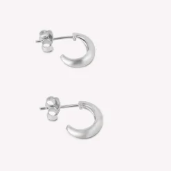 byBiehl® Danmark Sølvøreringe<Ocean Flow Hoops Small