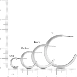 byBiehl® Danmark Sølvøreringe|Hoops<Ocean Flow Hoops XL