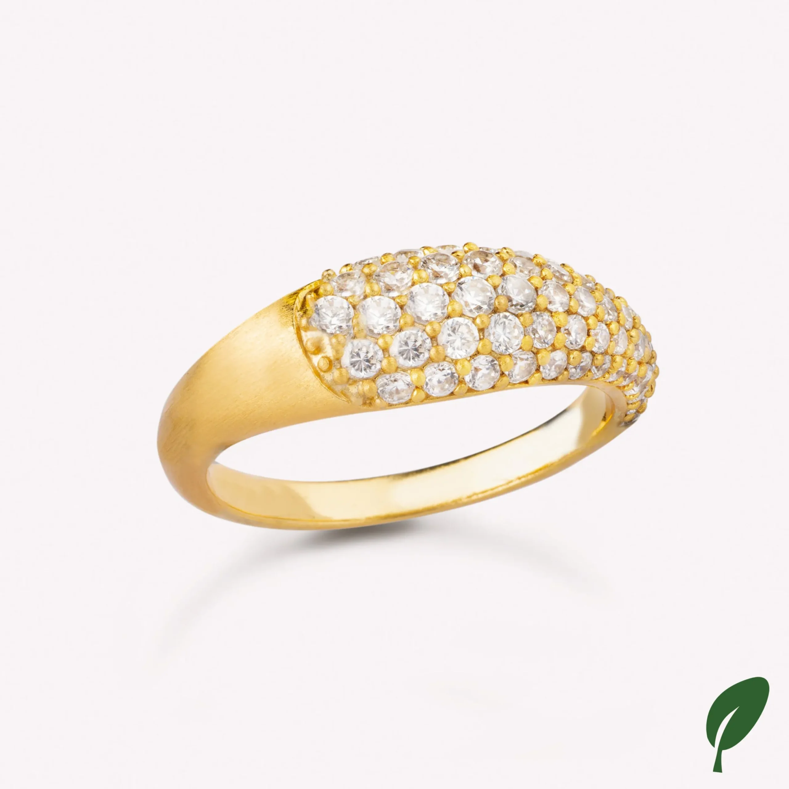 byBiehl® Danmark Guldringe<Ocean Flow Sparkle ring