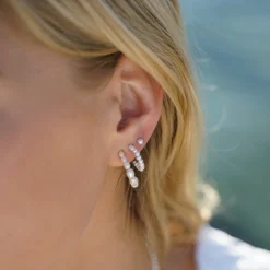 byBiehl® Danmark Perleøreringe|Sølvøreringe<Pearl ørestikker