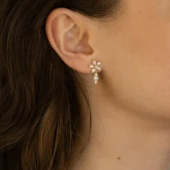 byBiehl® Danmark Perleøreringe|Guldøreringe<Pearl Signature Earhanger Short