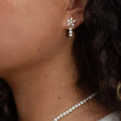 byBiehl® Danmark Perleøreringe|Guldøreringe<Pearl Signature Earhanger Short