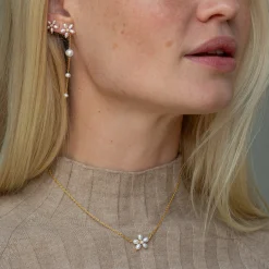 byBiehl® Danmark Perleøreringe|Guldøreringe<Pearl Signature Earhanger Long