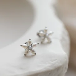 byBiehl® Danmark Perleøreringe|Sølvøreringe<Pearl Signature Stud