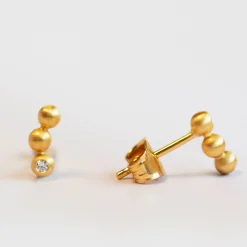 byBiehl® Danmark Guldøreringe|Ørestikker<Pebbles 3 ørestikker