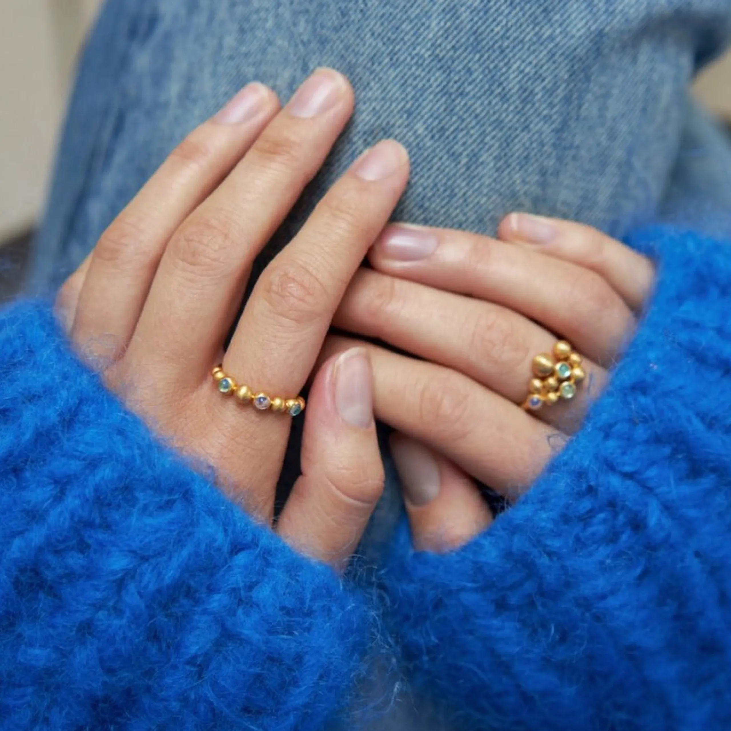 byBiehl® Danmark Guldringe<Pebbles Band Colors