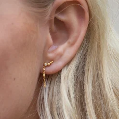 byBiehl® Danmark Sølvøreringe<Pebbles Earclimber Strings