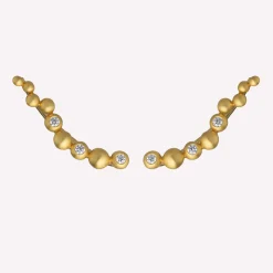 byBiehl® Danmark Guldøreringe<Pebbles Earclimbers