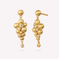 byBiehl® Danmark Guldøreringe<Pebbles Earhangers